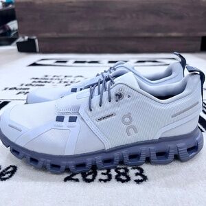 On Cloud 6 Waterproof Women Running Shoes - Heather Metal